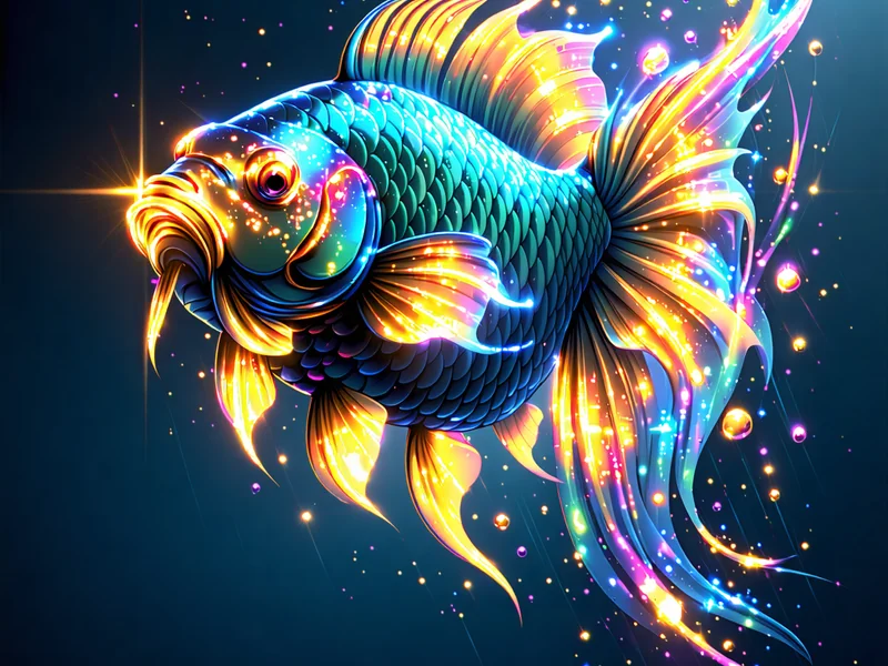 Hình ảnh BOSS cá rồng khổng lồ trong game bắn cá với các điểm yếu được đánh dấu
