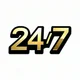 Biểu tượng đồng hồ 24/7