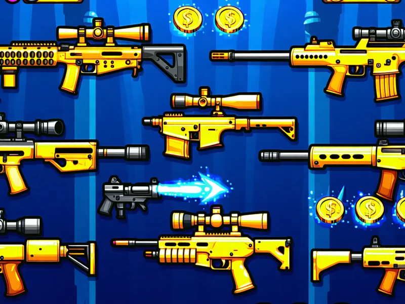 Minh họa các loại súng và đạn khác nhau trong game bắn cá, nhấn mạnh việc lựa chọn vũ khí phù hợp để săn các loài cá đa dạng tại BK8, caxeng, BK88.