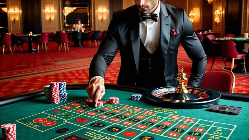 Người chia bài trực tiếp tại bàn Baccarat trong sòng bạc trực tuyến BK88