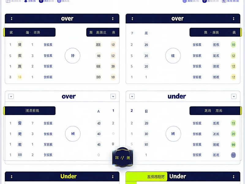 Giao diện cược Tài Xỉu (Over/Under) tại BK8