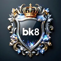 Biểu tượng cấp độ Bạch Kim của BK8 VIP Club, thể hiện sự ưu tú và độc quyền, với màu bạch kim sang trọng và logo BK8, Caxeng, BK88, bk8.com